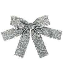 Konges Sløjd Hårrosett - 10 cm - Silver m. Glitter
