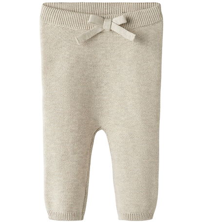 Name It Leggings - Stickad - NbfOda - Peyotemelange
