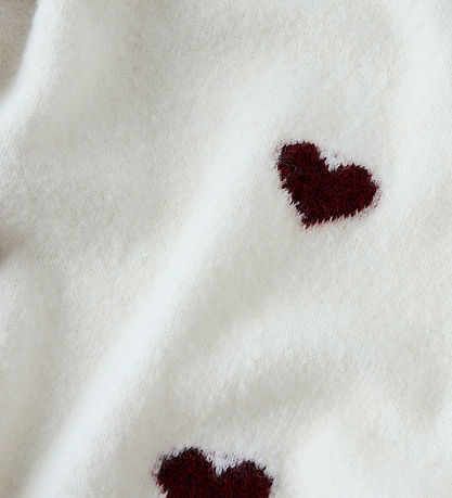 Name It Blússa - Prjónað - NkfOna - Cloud Dansari/Burgundy Heart