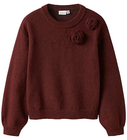 Name It Blússa - Prjónað - NkfOdessana - Burgundy