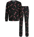 Jack & Jones 잠옷 - 잭트리스탄 - 블랙/캔디 케인 Jack & Jones 잠옷 - 잭트리스탄 - 블랙/캔디 케인