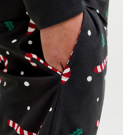 Jack & Jones Pyjama Set - JacTristan - Black/Candy Cane