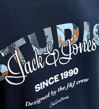 Jack & Jones Stuttermabolur - JjYuki - Sky Captain