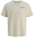 Jack & Jones T-shirt - JjYuki - Moonbeam Jack & Jones T-shirt - JjYuki - Moonbeam