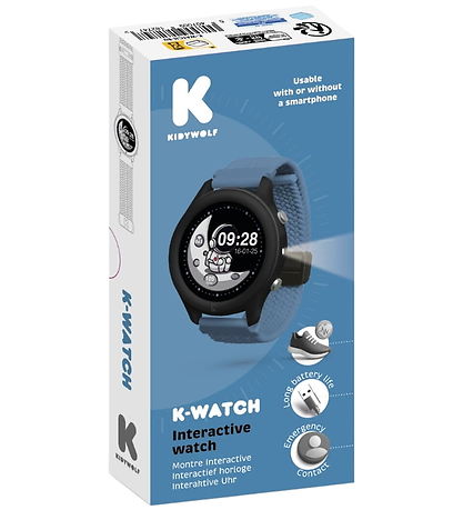 Montre-bracelet Kidywolf - K-watch - Montre connectée - Blue Montre-bracelet Kidywolf - K-watch - Montre connectée - Blue