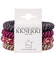 Kknekki Elastic Hair Bands - 4-Pack - Brown/Beige/Red Kknekki Elastic Hair Bands - 4-Pack - Brown/Beige/Red