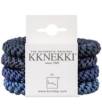 Kknekki Elastic Hair Bands - 4-Pack - Blue