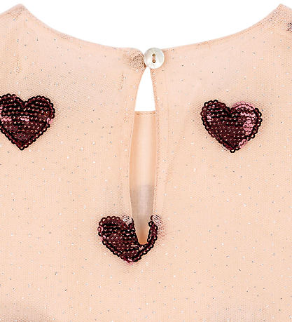 Konges Sløjd Tüllkleid - Heartlily - Amour Plum