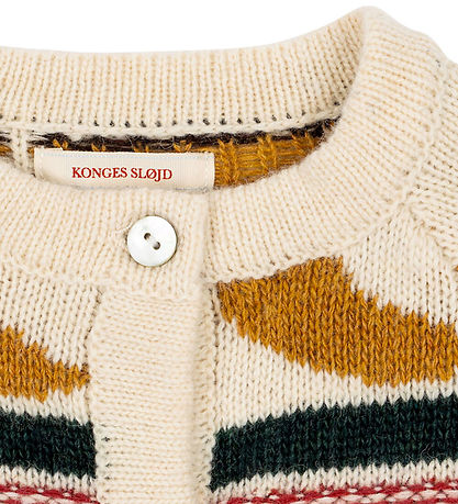 Konges Sløjd Cardigan - Ull/Polyamid - Billi - Banana