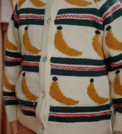 Konges Sløjd Cardigan - Ull/Polyamid - Billi - Banana