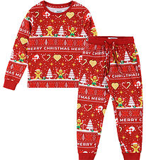 Jule-Sweaters Pajama Set - Christmas Cookie - Red