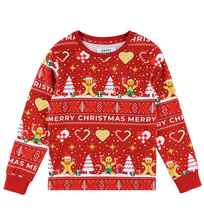 Ensemble de Pyjama Jule-Sweaters - 2 Pièces - Noël Cookie - Roug Ensemble de Pyjama Jule-Sweaters - 2 Pièces - Noël Cookie - Roug