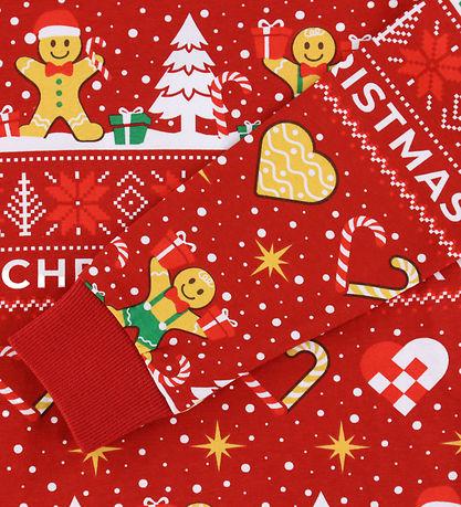 Ensemble de Pyjama Jule-Sweaters - 2 Pièces - Noël Cookie - Roug Ensemble de Pyjama Jule-Sweaters - 2 Pièces - Noël Cookie - Roug