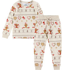 Jule-Sweaters Pajama Set - Christmas Cookie - Beige