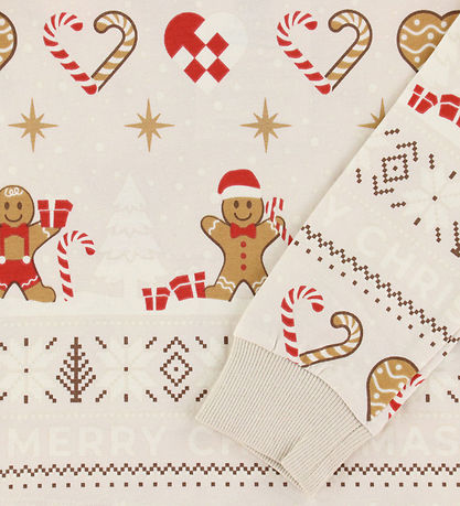 Jule-Sweaters Pajama Set - Christmas Cookie - Beige