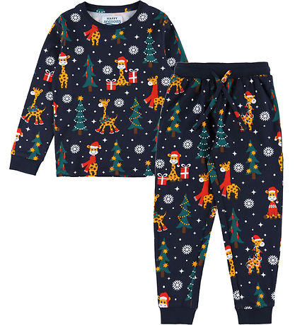 Jule-Sweaters Pajama Set - Christmas Giraffes
