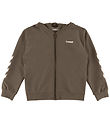 Hummel Hoodie - hmlJR Logo Zip Jacket - Dark Night
