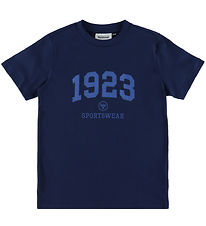 Hummel T-shirt - hmlJR Graphic 1923 - Dress Blues Hummel T-shirt - hmlJR Graphic 1923 - Dress Blues