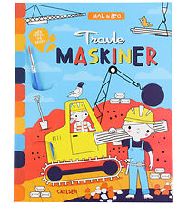Forlaget Carlsen Colouring Book - Paint and Play - Busy Machines Forlaget Carlsen Colouring Book - Paint and Play - Busy Machines