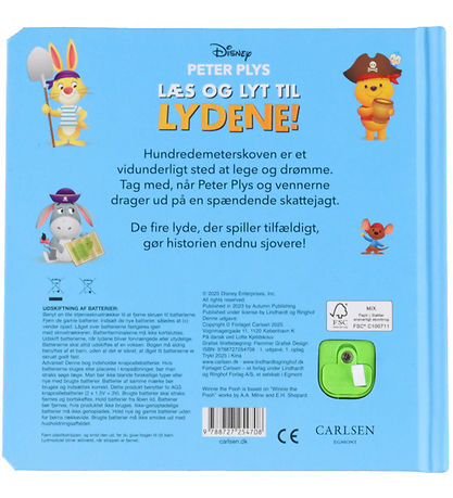 Forlaget Carlsen Book - Winnie The Pooh - Read and Listen to the