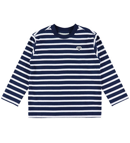Hummel Blouse - HmlJR - Loose - Dress Blues/White Hummel Blouse - HmlJR - Loose - Dress Blues/White