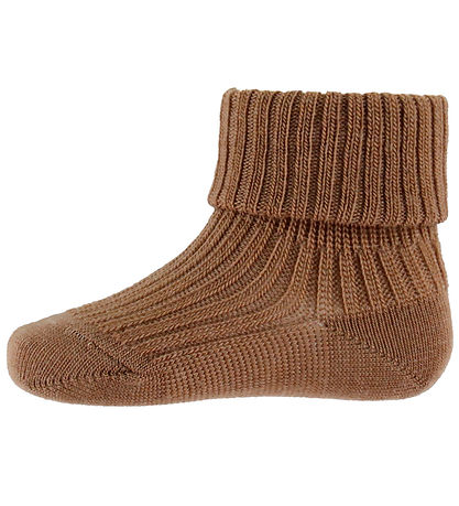 MP Socks - Wool - Rib - 3-Pack - Camel Melange
