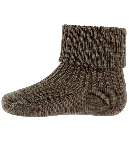 MP Socks - Wool - Rib - 3-Pack - Camel Melange