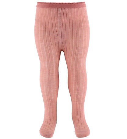 MP Tights - Rib - Wool - Vintage Rose