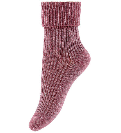 MP Socks - Viscose/Bamboo - Rib - 3-Pack - Glitter - Maroon MP Socks - Viscose/Bamboo - Rib - 3-Pack - Glitter - Maroon