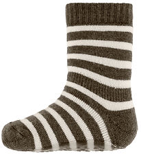 MP Socken m. Anti-Rutsch - Wolle - Elis - Braun Meliert MP Socken m. Anti-Rutsch - Wolle - Elis - Braun Meliert