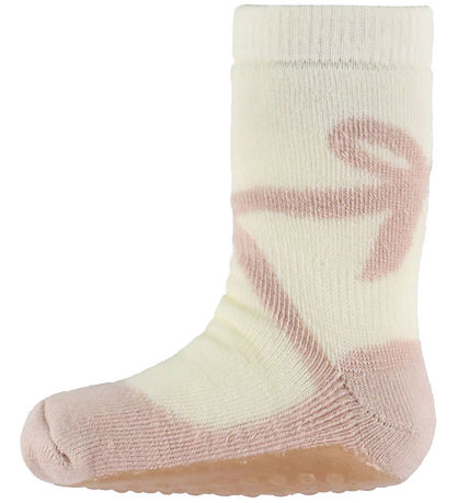 MP Socks w. Anti-Slip - Kaia - Rose Dust