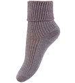 MP Socken - Rib - Iris - Glitter - Dark Purple Dove