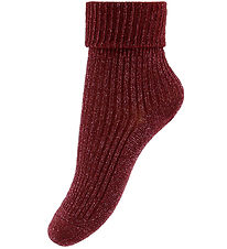 MP Socken - Wolle - Rib - Iris - Glitter - Wine Ed MP Socken - Wolle - Rib - Iris - Glitter - Wine Ed