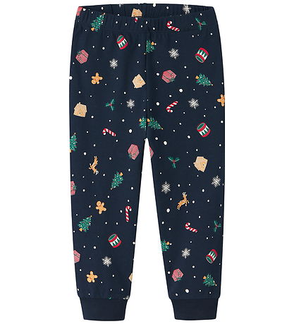 Name It Pyjama Set - NmnVismas - Navy Blazer/Xmas AOP Navy