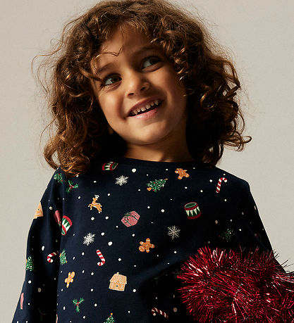 Name It Pyjama Set - NmnVismas - Navy Blazer/Xmas AOP Navy