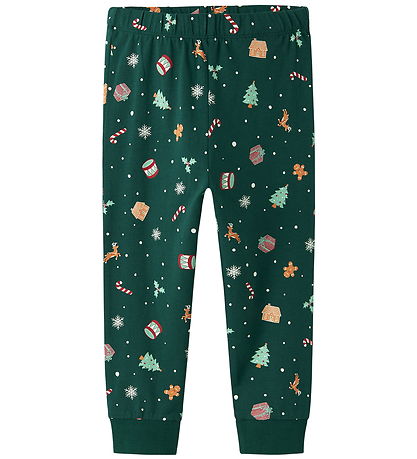 Name It Pyjama Set - NMnVismas - Botanical Garden/Xmas AOP