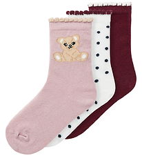 Name It Socks - NmfRiva - 3-Pack - Burgundy