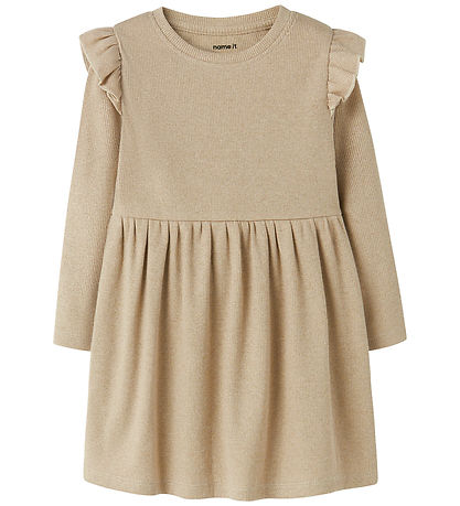 Robe Name It - Rib - NmfSiclo - Glitter - Ciment