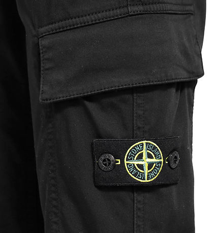 Stone Island Trousers - Cargo - Black