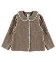 Müsli Cardigan - Wool fleece - Brown Melange Müsli Cardigan - Wool fleece - Brown Melange