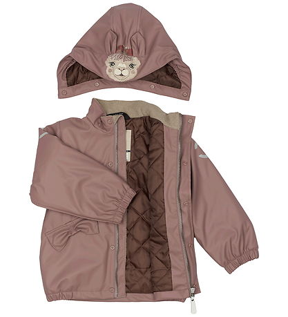 Mikk-Line Rainwear - PU - Animal - Twilight Mauve