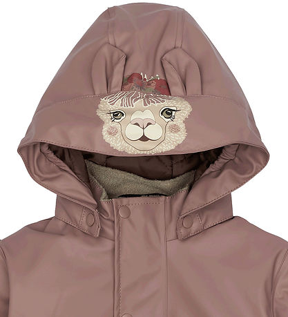 Mikk-Line Rainwear - PU - Animal - Twilight Mauve