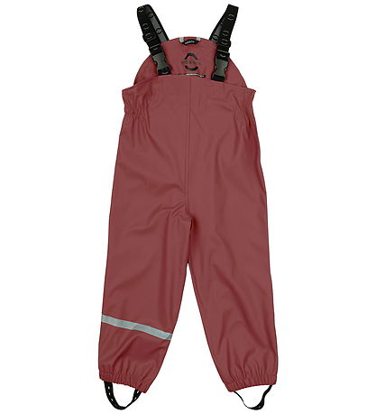 Mikk-Line Rainwear w. Suspenders - PU - Apple Butter