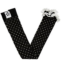 Mini Rodini Leggings - Polka Dot Lace - Black