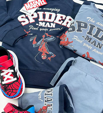 Name It Sweatshirt - NmmObert - Spider-Man - Navy Blazer Name It Sweatshirt - NmmObert - Spider-Man - Navy Blazer