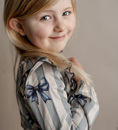 Hanevild Blouse - Denim - Bow - Rainy Hanevild Blouse - Denim - Bow - Rainy