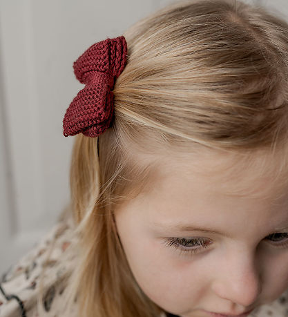 Pince à cheveux av. Noeud Papillon Hanevild - Tricoté - Tanja - 