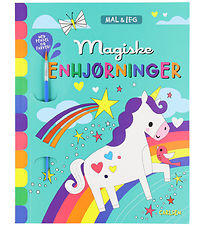 Forlaget Carlsen Activity Book - Paint & Play: Magical Unicorns