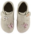 Living Kitzbühel Slippers - Wool - Sissi Schmetterling - Oat Mil