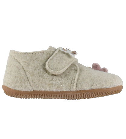 Living Kitzbühel Slippers - Wool - Sissi Schmetterling - Oat Mil